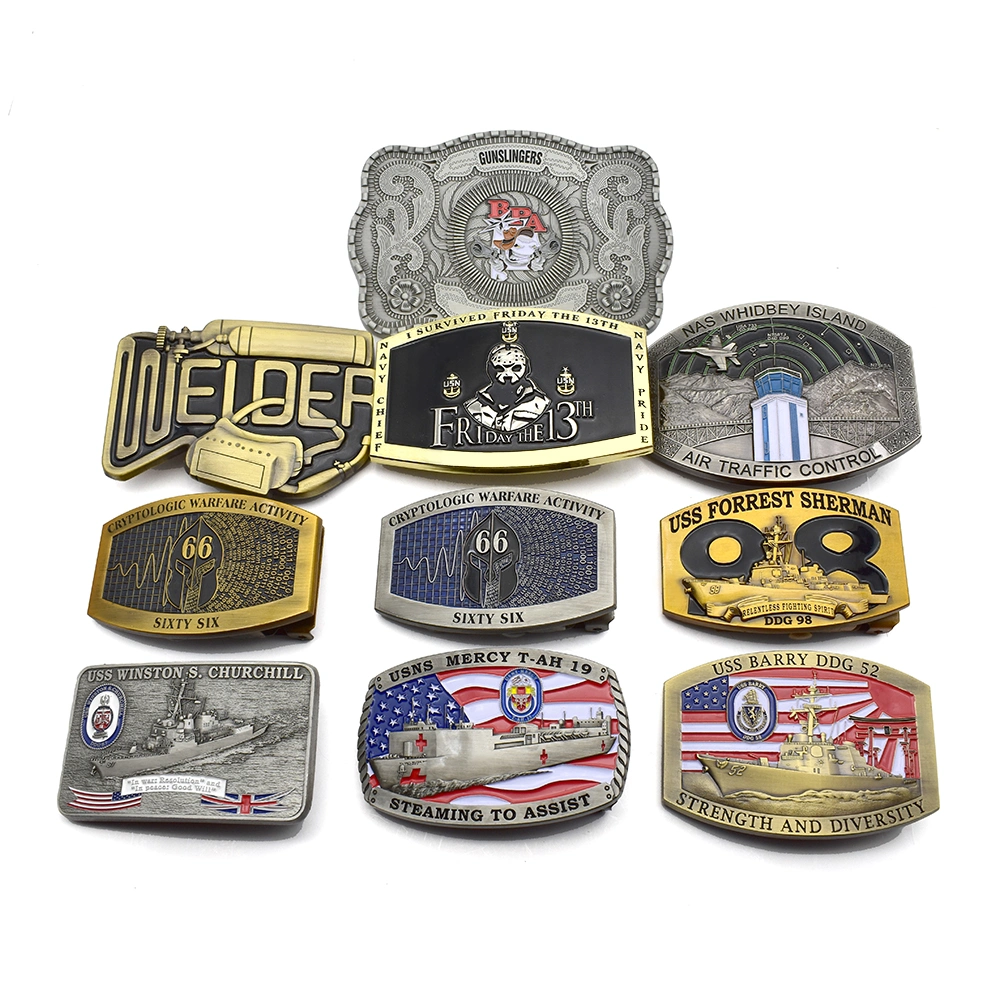 Customized Navy Belt Buckle Wholesale Customized Belt Buckle