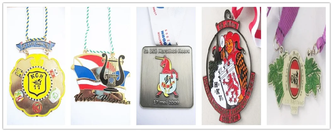 Custom Unique Design Hot Sale Zinc Alloy Medallion Promotional Sports Medals and Trophies