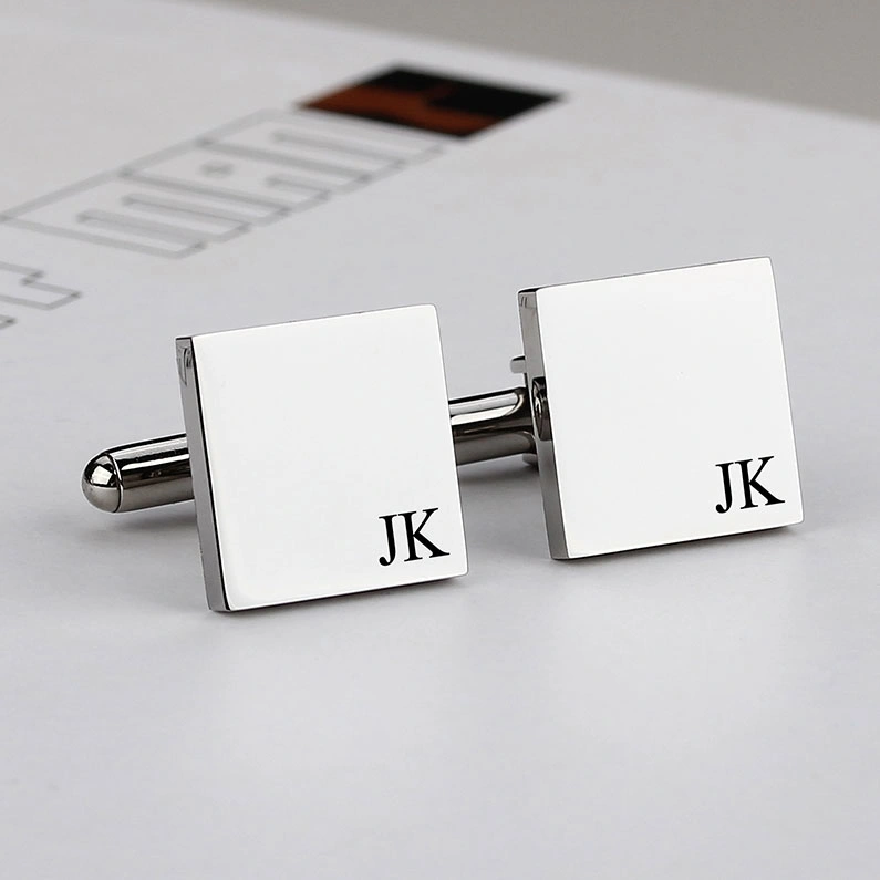 Wholesale Personalized Cuff Links Custom Handwriting Cufflinks for Dad Husband