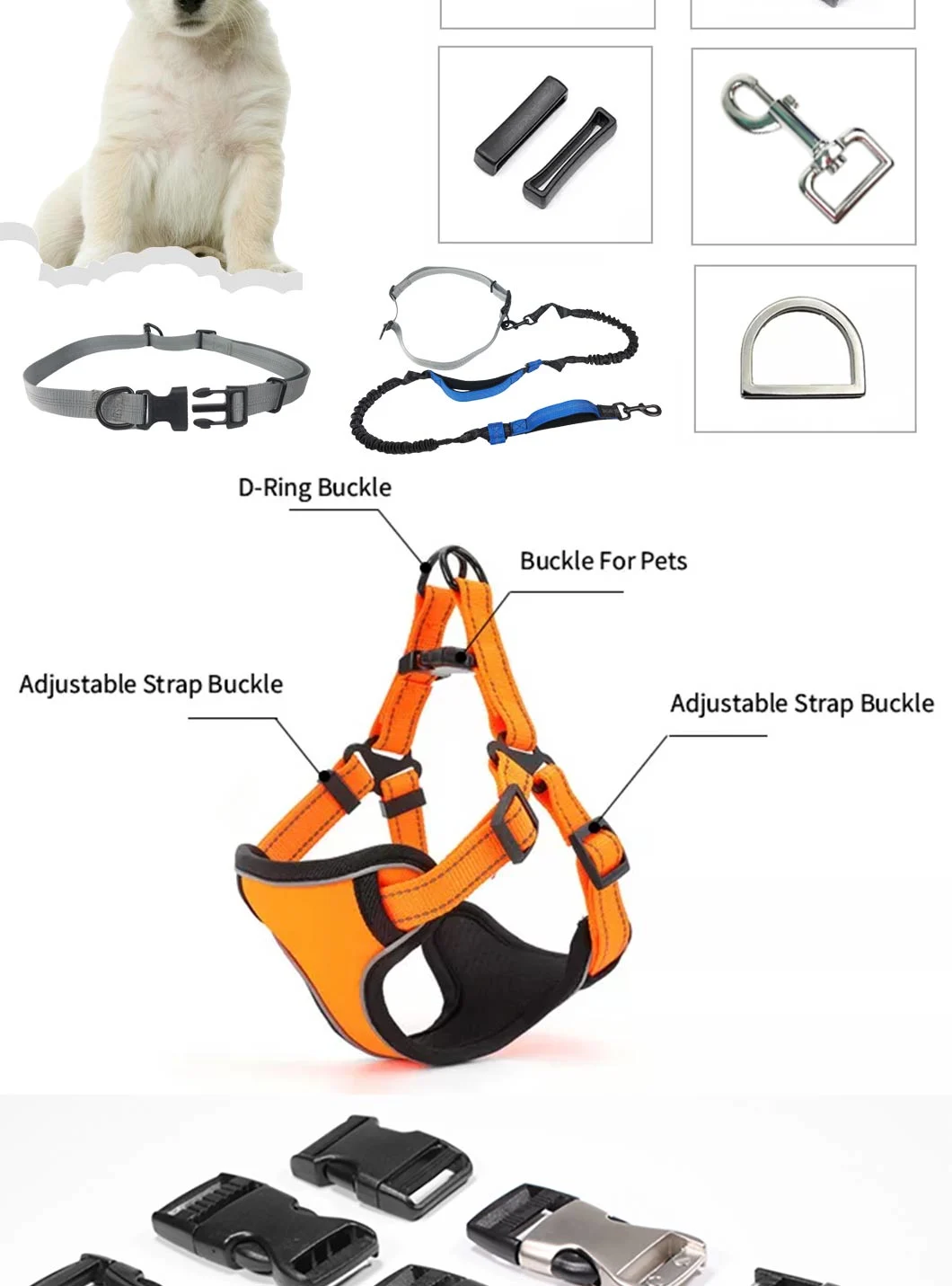 Wholesale Plastic Swivel Snap Hooks Clasp Buckle for Backpack Straps Webbing Belt Bag Accessories