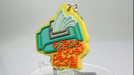 La Chine en gros personnalisé vous faire propre logo porte-clés 3D en métal pour cadeau souvenir